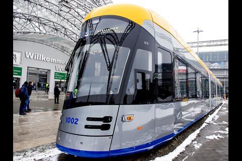Solaris has delivered the first Tramino XL to Leipzig.